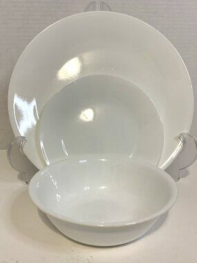 CORELLE by Corning 12 Pc Set WINTER FROST WHITE
